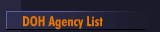 DOH Agency List